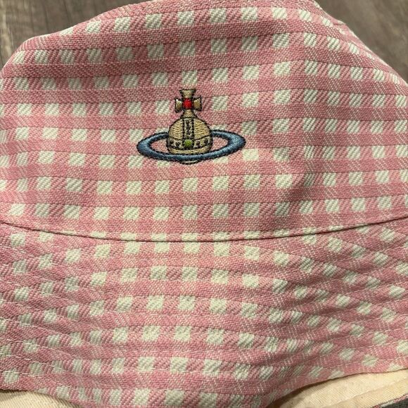 Vivienne Westwood Pink Gingham Bucket Hat main image 5